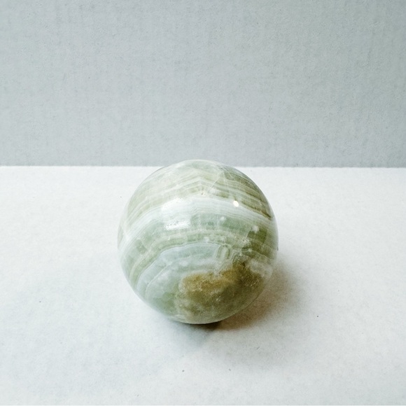Pistachio Calcite Sphere - Picture 2 of 4